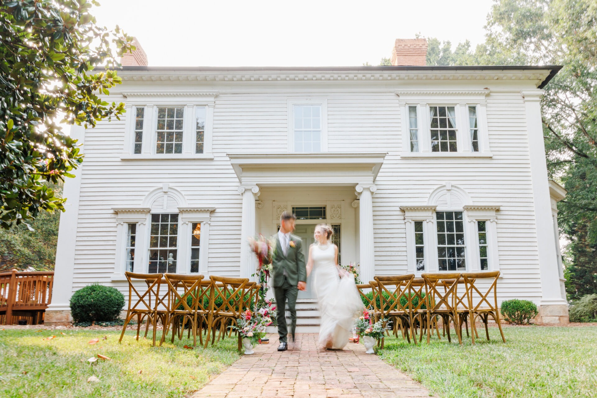 Haunted Mansion Inspired Wedding North Carolina Photographer Holt House